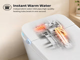 Smart Toilet With Bidet Built In, One-piece Bidet Toilet Auto Flush, Auto Open/Close,Heated W3598P508851