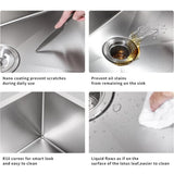 32" L X 19" W Undermount Double Bowl 16 Gauge 304 Stainless Steel Kitchen Sink W1225P266037