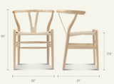 Set of Two Wishbone Chairs B353P354544