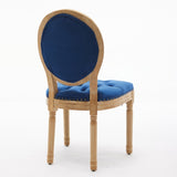 French Style Solid Wood Frame Antique Painting,Hand-pulled buckle decoration Velvet artificial W1143P195872