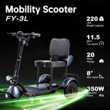 ZNTS Foldable electric mobility scooter W2153P168452