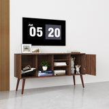 TV Stand Use in Living Room Furniture with 1 storage and 3 shelves Cabinet W331P247814