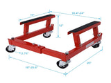 ATV Motorcycle Engine Cradle Dolly 1500lbs ,red W46592177