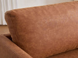 30.7"W Upholstered Square Swivel Accent Chair and Comfy Accent Single Sofa 360 Degree Club W3188P310431