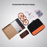 KidRock Constructible Kit 20 in 1 Kids Balance Bike No Pedals Toys for 1 to 4 Year Old Engineering ET297806SKT