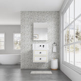 24'' W x 30'' H Surface Frameless Mirror Medicine Beveled Mirror Edges Bathroom Medicine W2287P250158