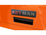 4 DRAWERS MULTIFUNCTIONAL TOOL CART WITH WHEELS-ORANGE 39411737