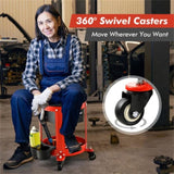 Workshop Creeper Seat with Removable Padded Seat and Drawers 41748675