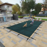 Swimming Pool Safety Cover, Fits 30x50ft Rectangular underground and Inground Swimming Pools, Triple W3459P325986