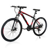 ZNTS 26 Inch 21 Speed Explorer Red Black Mountain Bike 83245842