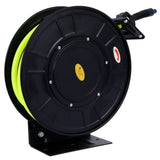 ZNTS Retractable Air Hose Reel With 3/8" Inch x 50' Ft,Heavy Duty Steel Hose Reel Auto Rewind W46566958