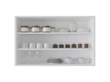 Wall Shelf 30" H, 3 Shelves, White B097P250901