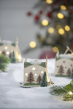 5x3.5x4" Cardboard Lited Tent Ornament, Decorative Hanging Christmas Tree Ornaments for Holiday W2078P253834