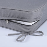 Outdoor Loveseat Cushion Set 48 x 24 Inch, Waterproof & 3-Year Fade Resistant Patio Furniture W419P290495
