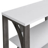 3-Tier Industrial Console Table, 70.87 inch, Narrow Entry Table Long Table with Storage for W2317P230074
