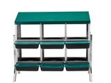 Chicken Nesting Box, 6 Compartment Nesting Box for Laying Eggs, Wall Mount Chicken Brooder Box with 18526224