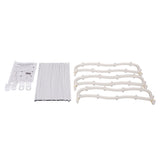 12 Layers Wall-mounted Style Home Shoe Rack White 21484399