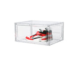 3-Piece Big White Plastic Mesh Shoe Box Set - 33.50*29.50*22.00cm, Modular Design for Home Storage 95060498