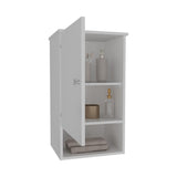 Bathbi 28" tall Medicine Cabinet with Two interior Shelves and One open Shelf B200P235833