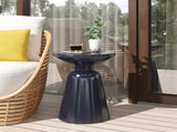 Outdoor Metal end Table -Large 73615.00NBLU