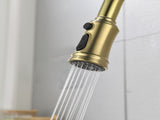 Single Handle High Arc Pull Out Kitchen Faucet,Single Level Stainless Steel Kitchen Sink Faucets 25914519