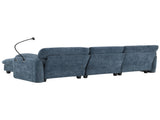 108" Modular Sectional Sofa, L-Shape with 31.5" Extra-Wide Seat Cushion, USB and Type-C Charger, 51914423