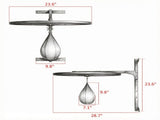 Adjustable Wall Mounted Speed Bag Platform Punching Bag Training Kit for Boxing Fitness Gym 60765556