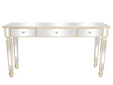 Three Drawers Mirror Table Dressing Table Console Table 93275283