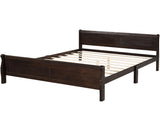 Full Size Wood Platform Bed with Headboard and Wooden Slat Support WF289141AAP