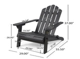 HOLLYWOOD FOLDABLE ADIRONDACK CHAIR 62399.00DGRY