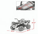 12V Kids 4-Wheeler ATV Quad, Ride-On Quad with Spring Suspension, LED Lights & Music USB for Ages 46342966