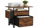 File Cabinets, Storage Cabinets for Hanging Files Letter/Legal/F4/A4 Size, Rust 38829381