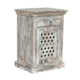 WOODEN NIGHTSTAND WITH 1 DRAWER 1 DOOR 69357.00