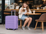 HIFINE TOURIST 20"/24"/28" 3 pcs/set in ABS Spinner Wheel Luggage, Carry on Suitcase, Matching W2787P342136