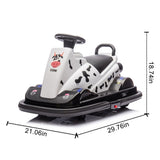12V Kids Ride On Motor Bumper Car,integrating system,Rotate 360 degrees in place,Collision triggers W1396P178741