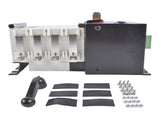 Industrial Automatic Transfer Switch 4P 100A 110V or 220V Plastic Copper Steel White and Black 51470068