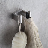 Bathroom Hardware Set Brushed Nickel 4-Pieces Bathroom Towel Rack 24 Inches Adjustable Bathroom W1932133721