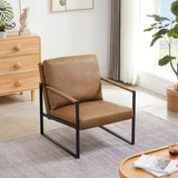 ZNTS Lounge, living room, office or the reception area Leathaire accent arm chair with Extra thick padded W135958321