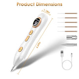 Skin Tag & Wart Removal Pen 9-Level Electric Remover Tool Kit w/ 5 Disposable Needles Reusable 39936682