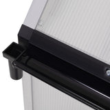 6x8 FT Polycarbonate Greenhouse, Outdoor Walk-in Green House with Vent Window, Hinged Door, Rain W2181P156139