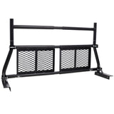 Pickup Truck Headache Rack,Adjustable Steel Truck Back Rack Mesh Window Protector Head Frame W465P262031