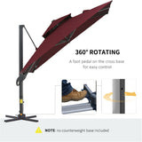 ZNTS Outdoor beach umbrella/Sun Umbrella （Prohibited by WalMart） 97897535