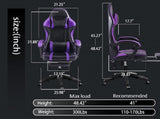 Video Game Chair for Adults, Computer Chair Gaming Chairs for Kids, Adjustable Lumbar Pillow 56154962