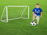 6' x 4' Soccer Goal Training Set with Net Buckles Ground Nail Football Sports 22590076