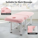 ZNTS Professioanl Massage Table , Backrest Adjustable, Removable Headrest, Bottom Shelf Storage , Memory W1422P230508