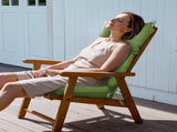 High Back Chairs Set of 2, Waterproof Outdoor Rocking Chair with Ties, Rocking Chair 65501631