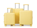 20"/24"/28" 3 pcs/set in ABS Spinner Wheel Luggage, Carry on Suitcase, with Cup Holder & USB Port & 02827536