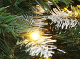 6 ft Pre-lit Artificial Christmas Tree with 818 Tips 250 Lights,-Green Christmas Tree w/Pine Cones 93555101