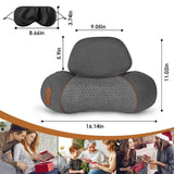 3-in-1 Neck Massager with Vibration, Airbag & Heating Functions - Ergonomic Cervical Support 26712103