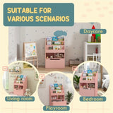 Kids Shelf Book/Storage Cabinet-Pink 14312848